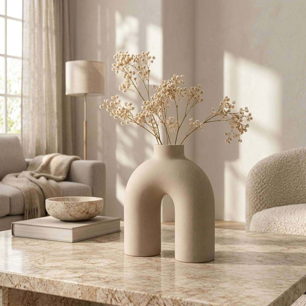 Minimalist Arch Ceramic Vase