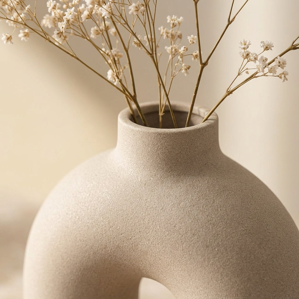 Minimalist Arch Ceramic Vase