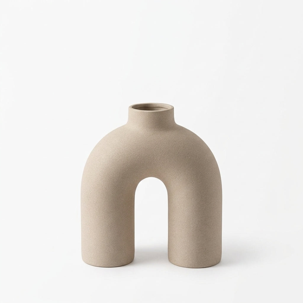 Minimalist Arch Ceramic Vase