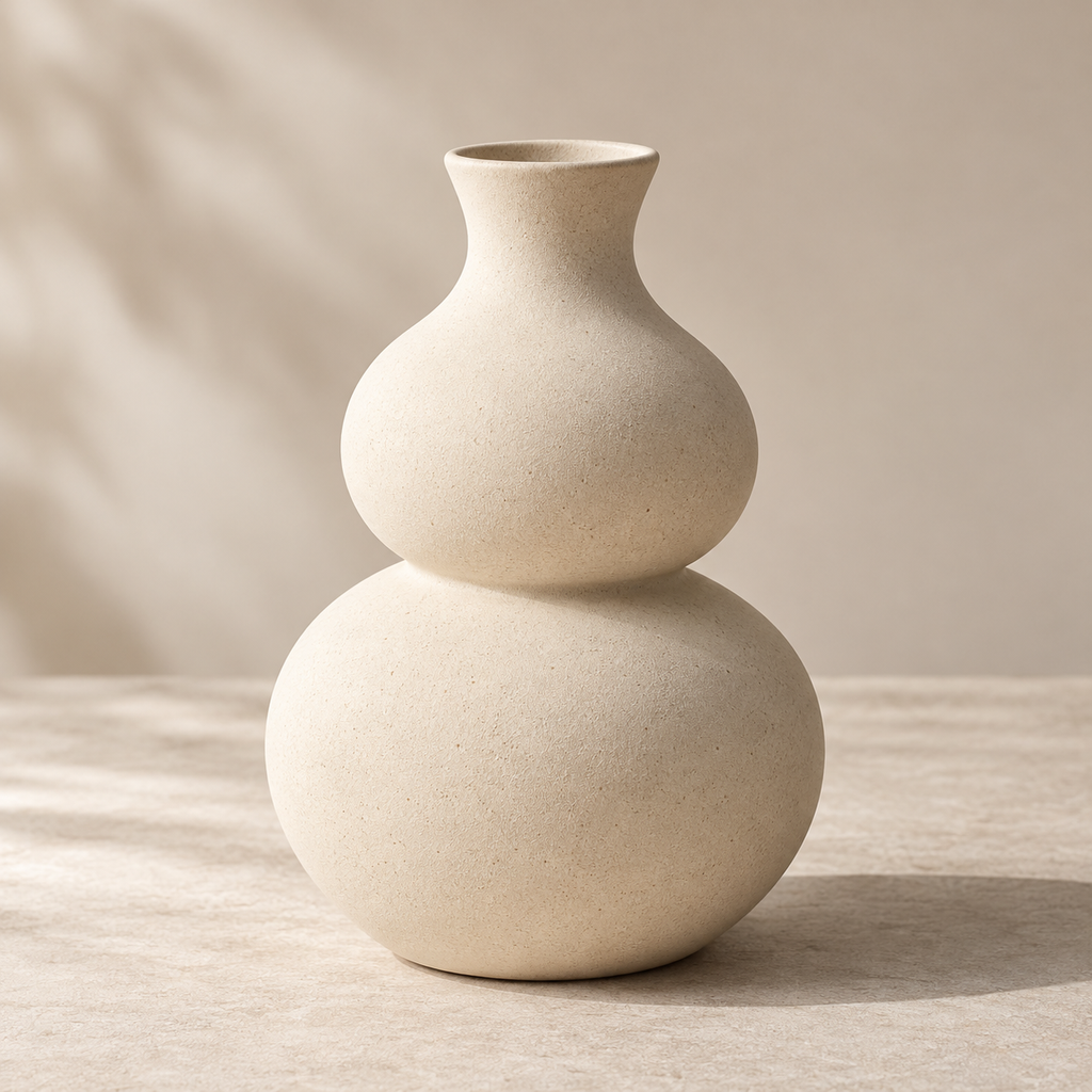 Double Bubble Ceramic Vase