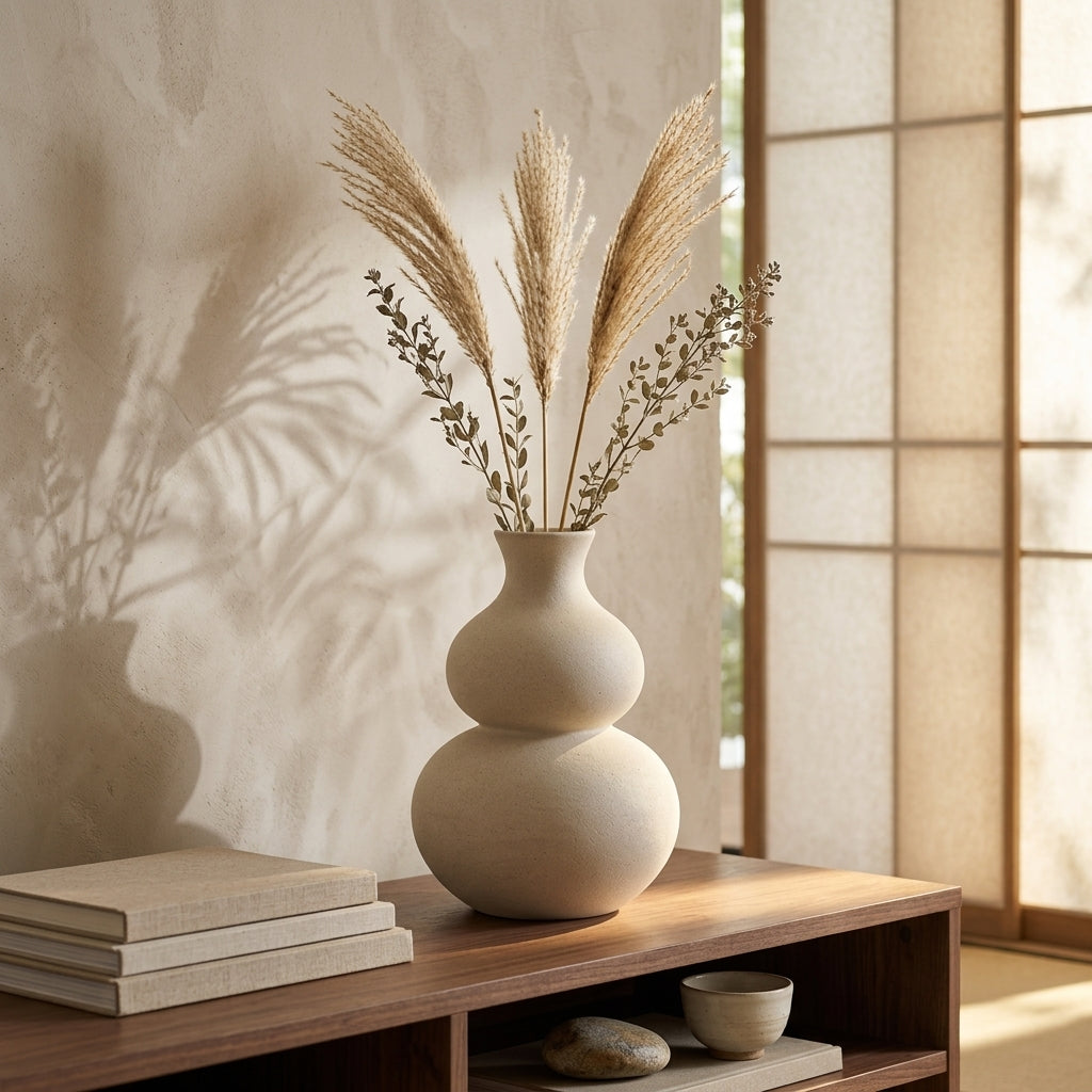 Double Bubble Ceramic Vase