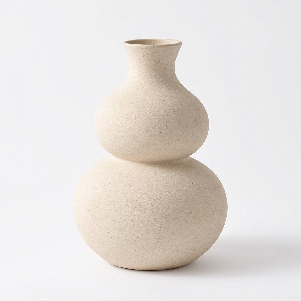Double Bubble Ceramic Vase